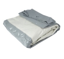 Тент ГАЗель Next В(1.53)хШ(2.07)хД(4.25) удлиненный 2-х сторонний 9 люверсов (серый) АВТОПЛАСТ