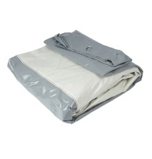 Тент ГАЗель Next В(1.53)хШ(2.07)хД(4.25) удлиненный 2-х сторонний 9 люверсов (серый) АВТОПЛАСТ