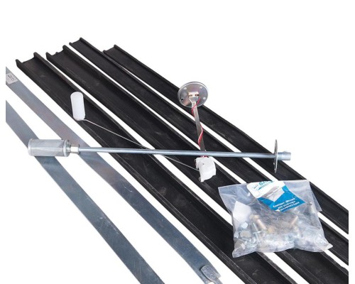 Бак топливный КАМАЗ 170л (405х498х950) с комплектом для установки+РТИ БАКОР