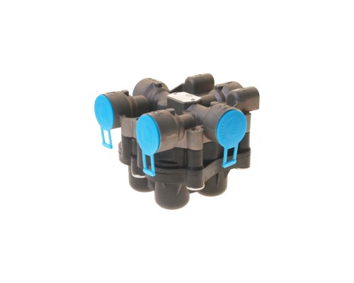 Клапан MAN MERCEDES защитный 4-х контурный KNORR-версия (1хМ22х1.5мм 4хМ22х1.5мм) EBS