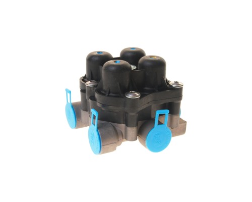 Клапан MAN MERCEDES защитный 4-х контурный KNORR-версия (1хМ22х1.5мм 4хМ22х1.5мм) EBS