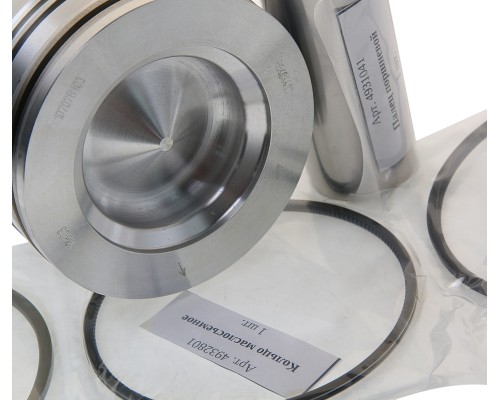 Поршень двигателя КАМАЗ, ПАЗ дв.CUMMINS ISBe d=0.00 ЕВРО-3 с кольцами, пальцем в сборе OE (ОАО КАМАЗ)