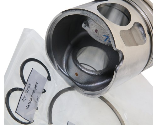 Поршень двигателя КАМАЗ, ПАЗ дв.CUMMINS ISBe d=0.00 ЕВРО-3 с кольцами, пальцем в сборе OE (ОАО КАМАЗ)