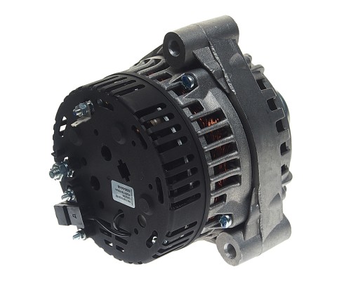 Генератор МАЗ, ЛАЗ, УРАЛ дв.ЯМЗ ЕВРО-3 поликлиновой шкив, монокронштейн 28В 80А(45 7371 9663)АВТОДИЗЕЛЬ