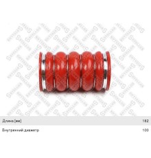 Патрубок интеркулера SCANIA 4, P, G, R, T series дв.DSC1201 (81х81х180мм) STELLOX