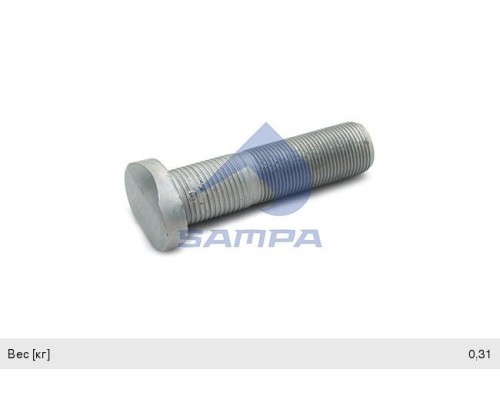 Шпилька колеса КАМАЗ-5490 MERCEDES Actros (97-02) (M22х1.5х85) SAMPA