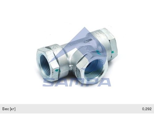 Клапан MERCEDES BPW IVECO перепускной двухмагистральный SAMPA