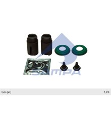 Ремкомплект суппорта IVECO Trakker правый (пружины, уплотнения, толкатели) SAMPA