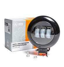 Фара рабочего света круглая 135х115х55мм 30Вт 6 светодиодов рассеянный свет AVTOELECTRICA
