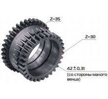 Шестерня КПП МТЗ понижающего редуктора ОАО МЗШ