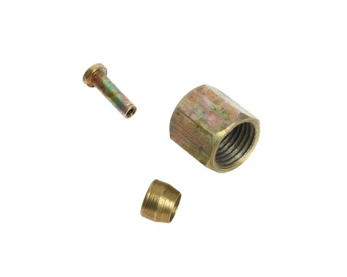 Ремкомплект трубки тормозной пластиковой d=6х1.0 (1гайка, 1штуцер, 1шайба)
