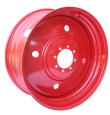 Диск колесный МТЗ-1523 задний (8 шпилек DW16Lх38 8х250 ET+125 199) с козырьком красный БЗТДИА