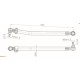 Тяга рулевая КАМАЗ-65801 продольная ROSTAR