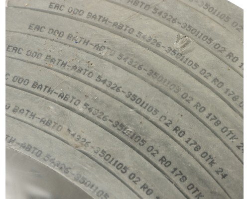 Накладка тормозной колодки МАЗ сверленая расточен.комплект 8шт. с заклепками ВАТИ