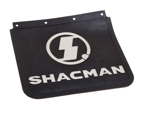 Брызговик SHACMAN крыла левый резиновый 390мм с логотипом OE