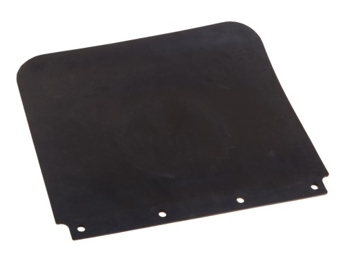 Брызговик SHACMAN крыла левый резиновый 390мм с логотипом OE