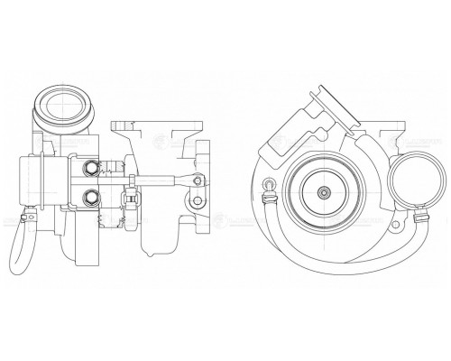 Турбокомпрессор CUMMINS 4ISBe модель HE221W LUZAR