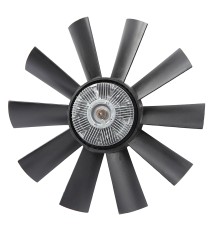 Вентилятор КАМАЗ-4307, ПАЗ, КАВЗ 520мм с вязк. муфтой в сборе (дв.CUMMINS B3.9 140) PRAVT