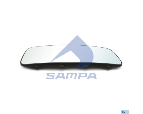 Элемент зеркальный КАМАЗ-5490 MERCEDES Axor с подогревом (основное) SAMPA
