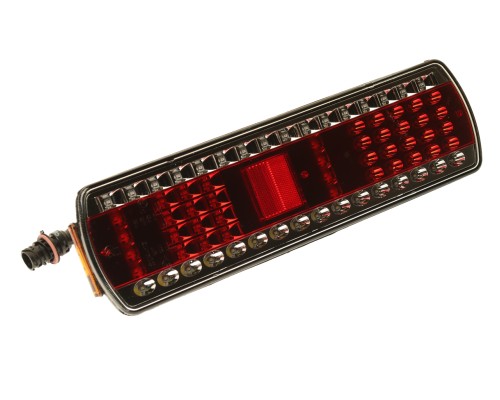 Фонарь задний КАМАЗ-5490, МАЗ левый светодиодный с жгутом и габаритным огнем РУДЕНСК