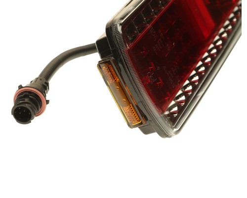 Фонарь задний КАМАЗ-5490, МАЗ левый светодиодный с жгутом и габаритным огнем РУДЕНСК