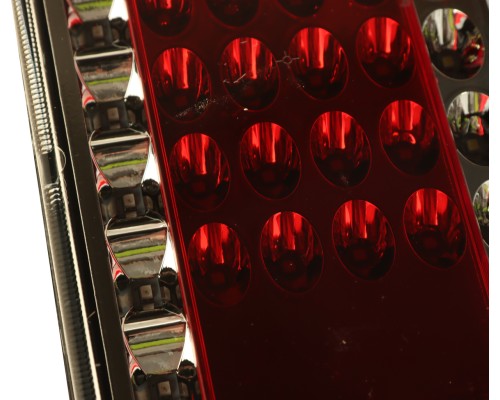 Фонарь задний КАМАЗ-5490, МАЗ левый светодиодный с жгутом и габаритным огнем РУДЕНСК