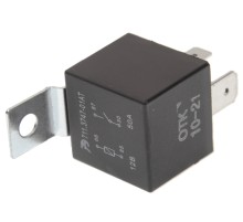 Реле электромагнитное 12V 4-х контактное 50А замыкающее с кронштейном АВТОТРЕЙД
