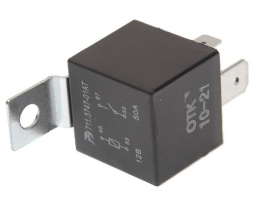 Реле электромагнитное 12V 4-х контактное 50А замыкающее с кронштейном АВТОТРЕЙД
