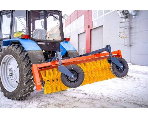 Щетка коммунальная МТЗ механическая от ВОМ 1800мм (колеса 5х10) БОЛЬШАЯ ЗЕМЛЯ