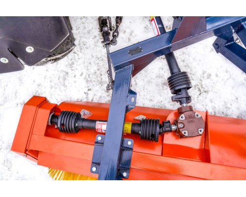 Щетка коммунальная МТЗ механическая от ВОМ 1800мм (колеса 5х10) БОЛЬШАЯ ЗЕМЛЯ