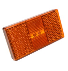 Фонарь габаритный КАМАЗ, УРАЛ, ЛИАЗ (оранжевый 12/24V овальный разъем АМР) АТК