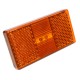 Фонарь габаритный КАМАЗ, УРАЛ, ЛИАЗ (оранжевый 12/24V овальный разъем АМР) АТК