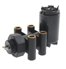 Датчик IVECO DAF RENAULT уровня пневмоподвески (контакты снаружи, толстые, M27х1) WABCO