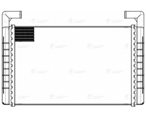 Радиатор отопителя RENAULT Magnum (00-05) LUZAR