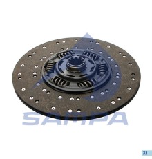 Диск сцепления MAN TGA, TGS, TGX, F90, F2000 (430WGTZ 10N 2'') SAMPA