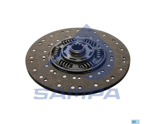 Диск сцепления MAN TGA, TGS, TGX, F90, F2000 (430WGTZ 10N 2'') SAMPA