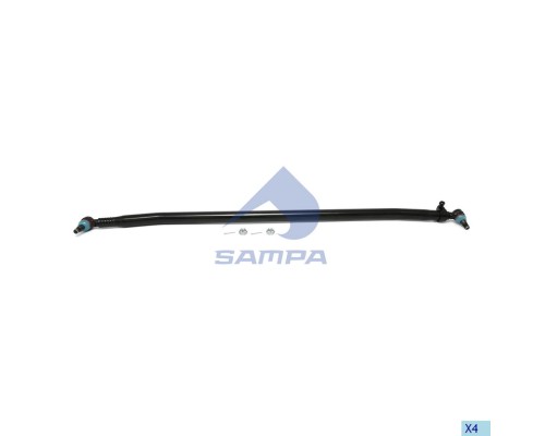 Тяга рулевая MAN поперечная L=1650мм SAMPA