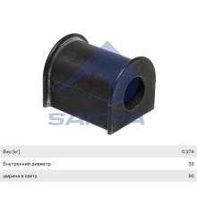 Втулка стабилизатора SCANIA 3, 4, P, G, R series (39х77мм) SAMPA