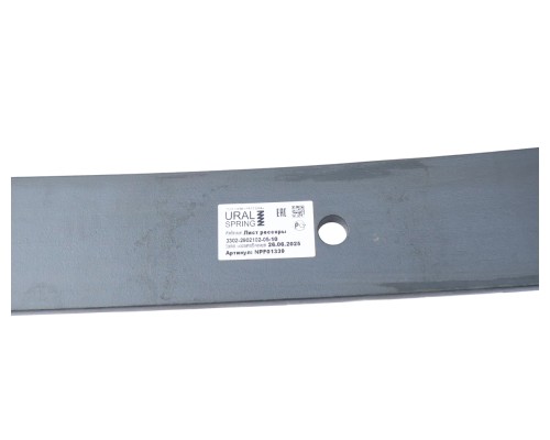 Лист рессоры ГАЗ-3705, 3302, 32213 Бизнес предней №2 с хомутом L=1553мм НПФ РЕССОРА