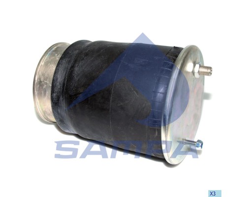 Пневморессора BPW (металлический стакан) SAMPA