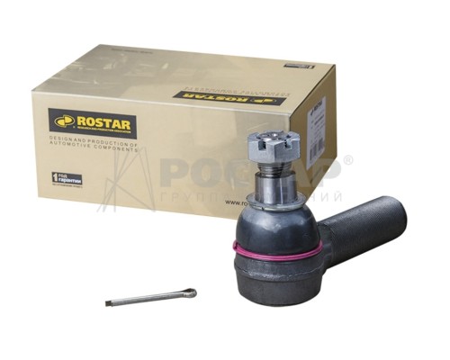 Наконечник рулевой тяги MERCEDES правый (L=117 M30x1.5 M20x1.5 конус 26мм правая резьба) ROSTAR
