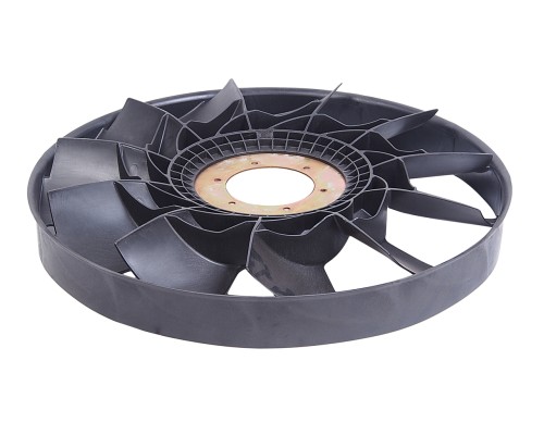 Вентилятор КАМАЗ-ЕВРО 650мм с обечайкой в сборе (дв.CUMMINS 6ISBe4, ISB6.7e4, 5) для 21-500 ТЕХНОТРОН