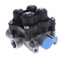 Клапан MAN MERCEDES защитный 4-х контурный KNORR-версия (1хМ22х1.5мм 4хМ22х1.5мм) SAMPA