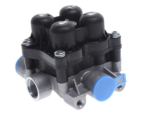 Клапан MAN MERCEDES защитный 4-х контурный KNORR-версия (1хМ22х1.5мм 4хМ22х1.5мм) SAMPA