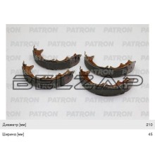 Колодки тормозные TOYOTA Land Cruiser стояночного тормоза (4шт.) PATRON