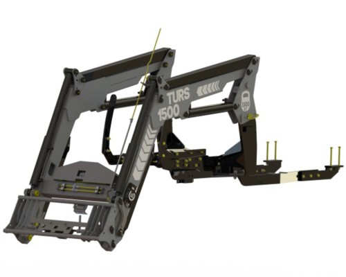 Погрузчик МТЗ-80, 82, 1025 (ТУРС-1500) навесной (база на поддоне) без джойстика САЛЬСК