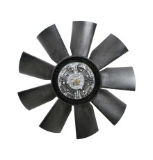 Вентилятор КАМАЗ-ЕВРО 660мм с вязкостной муфтой в сборе (дв.740.30, 31 до 2007г.) ТЕХНОТРОН