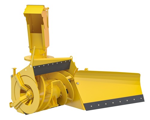 Снегоочиститель МТЗ-80, 82 передний шнекороторный с направляющим отвалом САЛЬСК