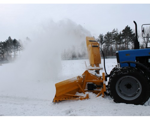 Снегоочиститель МТЗ-80, 82 передний шнекороторный с направляющим отвалом САЛЬСК