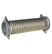 Сильфон КАМАЗ-55111, 54115, 53215, 4326 в сборе d=80мм L=376мм (нержавеющая сталь 201) (фланец 6мм) ГС